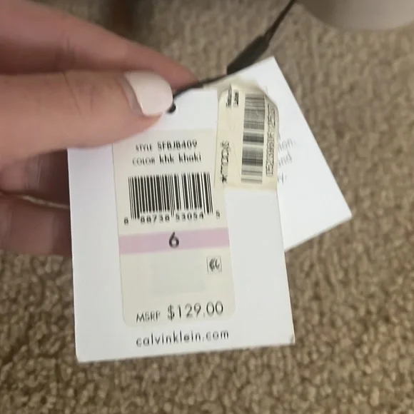 Calvin Klein peplum suit coat size 6 - Picture 2 of 4